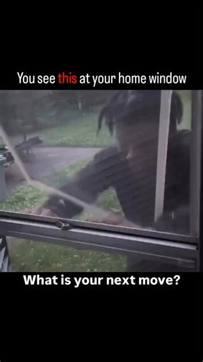Viral hai Bhai 🔵 on Instagram: "Creepy Stranger Staring Into Home Window—What Would You Do Next? 👀🏠😨 A chilling moment caught on camera shows a stranger just outside a home window, leaving viewers on edge and questioning safety measures. 1. The video opens with a person standing unnervingly still, staring directly into a home window. 2. The homeowner can be heard whispering, “What the… who is that?” as the camera zooms in. 3. The stranger doesn’t move or react, creating a tense, almost cinem