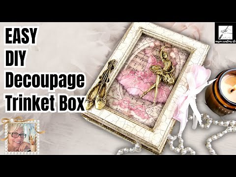 Create Your Own Enchanting Ballerina Trinket Box!