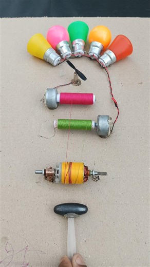 नई टेक्नोलॉजी चुंबकीय आकर्षण और आर्मेचर द्वारा बिजली बनाना • Dc motor New project