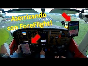 Aterrizando con ForeFlight en el cockpit | Cessna 182