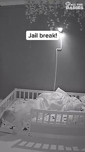 He's making a crawl for it! 👶🏻 #babies #cute #escape #crib #reels | All The Babies