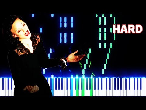 Edith Piaf - La Foule - Piano tutorial (Synthesia)
