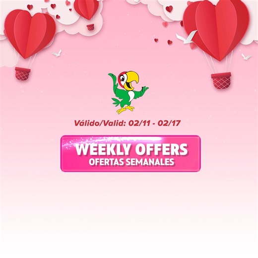 Love is in the deals this week 💕 Our Weekly Offers are valid Feb 11–17, just in time for Valentine’s Day! From sweet treats to dinner essentials, save on everything you need to celebrate love—your way ❤️🛒 El amor está en las ofertas esta semana 💕 Nuestras Ofertas Semanales son válidas del 11 al 17 de febrero, ¡justo a tiempo para el Día de San Valentín! Desde antojitos dulces hasta lo esencial para la cena, ahorra en todo lo que necesitas para celebrar el amor—a tu manera ❤️🛒 #WeeklyDeals #W