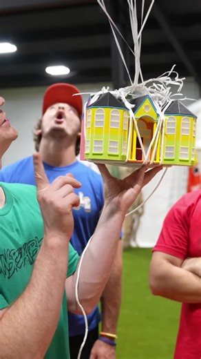 Have you ever seen a house FLY?! 🎈 #unspeakable #laugh #funny #youtube #foryou #challenge #flyinghouse