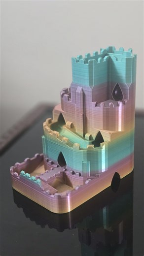 Marble Run and Desktop Toy - Mini Castle: Home Office Gift- Pen Holder - Phone Stand - Etsy