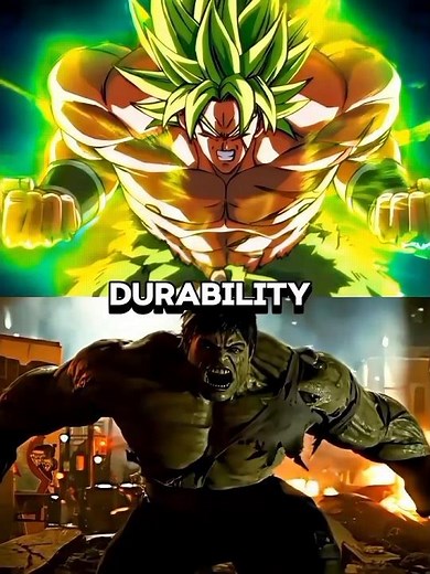 Broly Vs Hulk #shorts #anime
