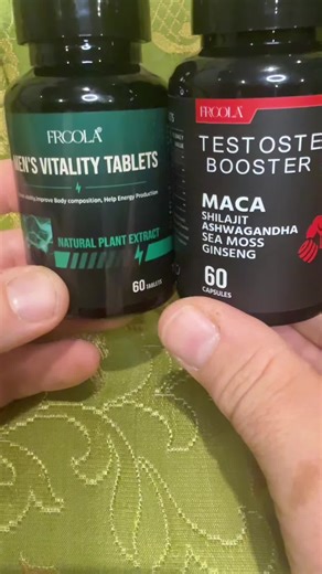 A simple two-bottle bundle for men featuring a Maca blend and Men’s Vitality tablets. A clean, straightforward combo many guys are adding to their daily routine. #testosteronebooster #lowtestosterone #shilajit