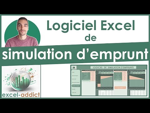 Logiciel Excel - Simulation Emprunt
