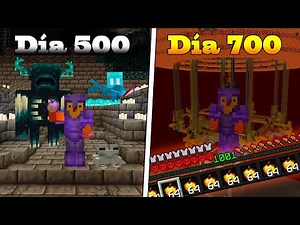 Sobreviví 700 Días En Minecraft Ultra Hardcore...