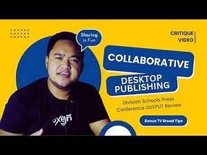 Mastering Collaborative Desktop Publishing | Division Schools Press Conference Output Analysis
