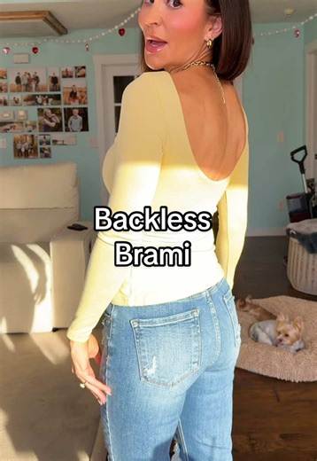 Timeless Backless Top with Built-In Support
