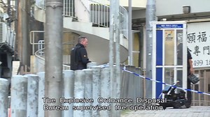 10K views · 199 reactions | A police bomb disposal robot has detonated suspected explosives in a telephone booth in Kwai Chung. | HOY International Business Channel | Facebook