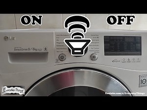 How to Turn On or Off the sound/Beep on the LG washing machine
