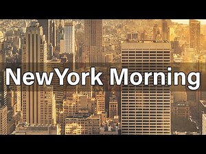New York Coffee Shop Ambience - Good Morning Jazz Cafe Music For Positive Mood