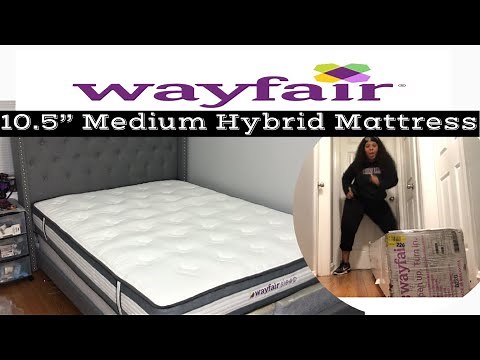 Unboxing Mattress from WAYFAIR!|| Matress in a BOX