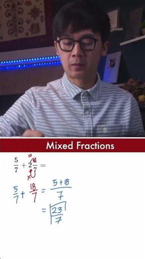 ALGEBRA: Add and Subtract Mixed Fractions, Part 1 | Numberbender