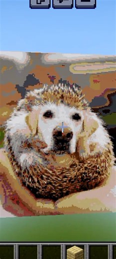 This Minecraft Pixel Art Gets Worse Every Second | #cringecomedy #pixelart #minecraftshorts #animal