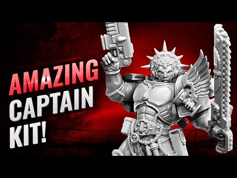Assembling the Iconic Blood Angels Captain – Warhammer 40k Perfection!