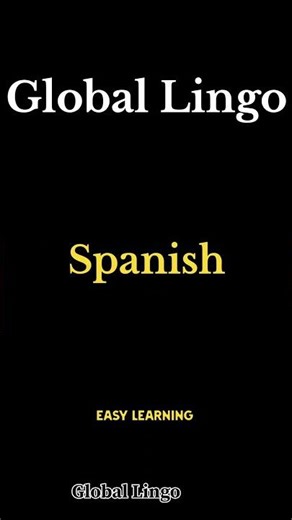 How to say "I AM HAPPY" in Spanish? 😊✨ #Shorts #Spanish #GlobalLingo