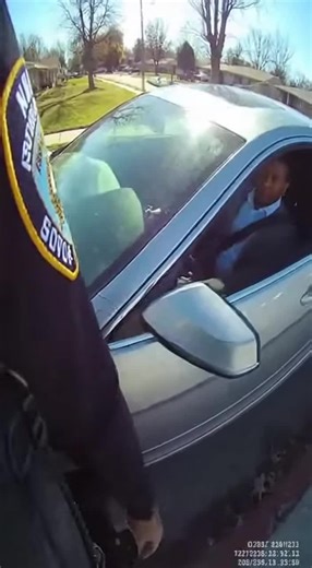 A police officer pulls someone over and asks where they're headed. The driver responds with a full, professional job interview-style answer complete with polite hand gestures, leaving the cop completely speechless.