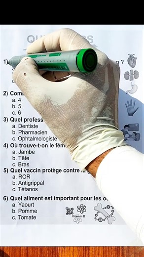 QUIZ CORPS HUMAIN ! Connaissez-vous votre corps ? 🦴❤️ #CorpsHumain #Quiz #Santé #Anatomie #Français