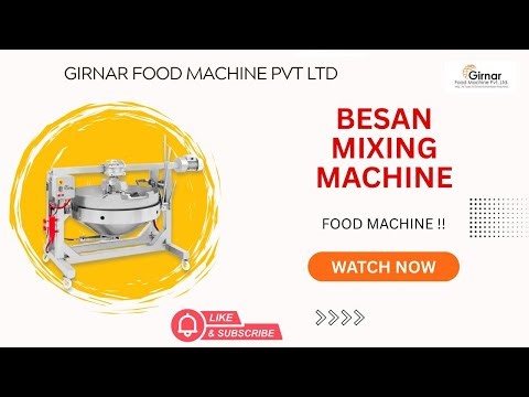 Besan Mixing Machine - Girnar Food Machine Private Limited - +91 90 91 365 365