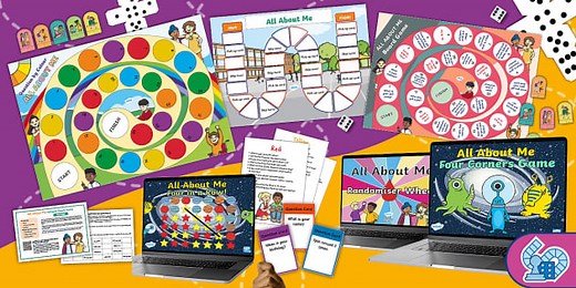 All About Me Board Games Pack