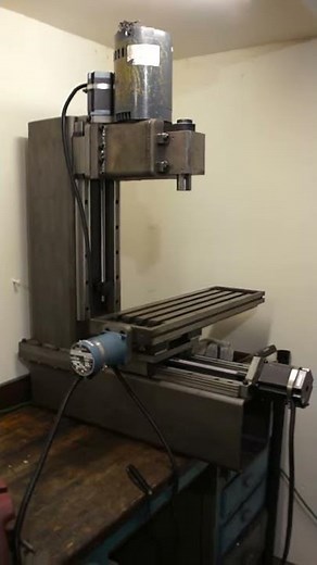 Home Made CNC Mill Test Fit