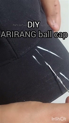 DIY BTS ARIRANG ball cap making ideas # handmade # BTS weverse shop cap # diy # BTS Army Craft #easy