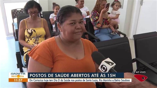 Postos de Saúde de Cariacica ficam abertos até às 15h em Dia D
