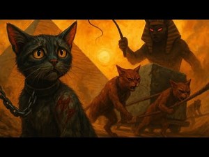 The Silent Slaves of Ancient Egypt: The Cats Who Built the Pyramids and Their Sad Songs🏺 #catsstory
