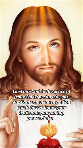 10K reactions · 1K comments | Lord our God, in the grace of Jesus Christ we turn to you, our Father in heaven and on earth, for we know your truth and your saving power. Amen. | Christian Daily | Facebook