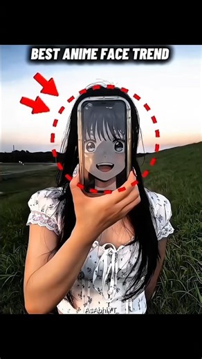 Tutorial Ai Anime Look filter #youtubetutorial #filtertutorial #trollface #shorts