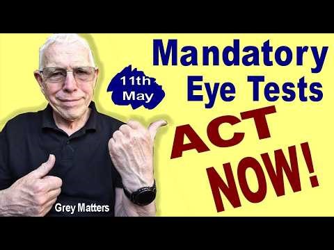 Mandatory Eyesight Tests - What Just Happened?