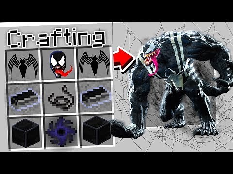 CRAFTING VENOM IN MINECRAFT!
