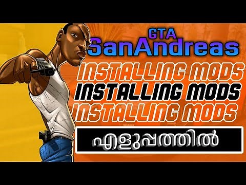 How to install any Mods Easily In GTA SanAndreas PC || Malayalam || Allu's Tech Games ||