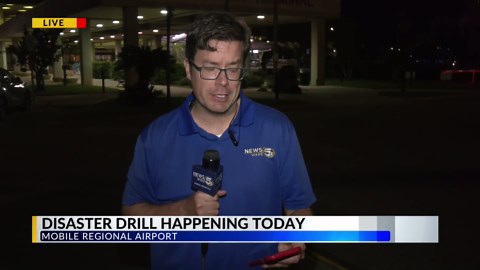 Disaster drill at Mobile Regional Airport brings together several emergency groups