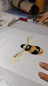 Mi primer collage en la vida!! Inspirado por las enseñanzas de Emily Taylor de Collage Quilter. Sus trabajos son maravillosos! | Percales Quilts