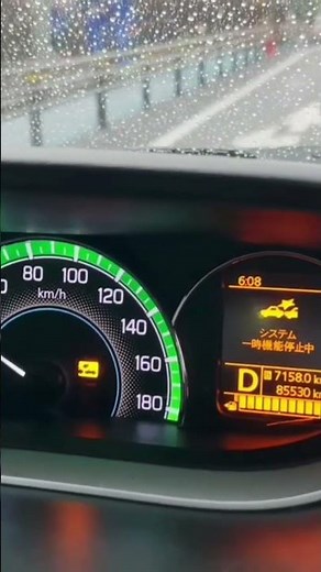 【ｼｮｰﾄ】ｽｽﾞｷｿﾘｵMA26S ｼｽﾃﾑ一時機能停止中 警告表示動画