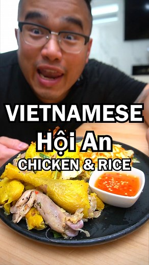 VIETNAMESE FOOD TO THE VERY TOP!! 🇻🇳🇻🇳❤🇻🇳 #fyp #hoian #hoianchicken - Vietnamese Hoi An Chicken Rice Recipe | Quang Tran