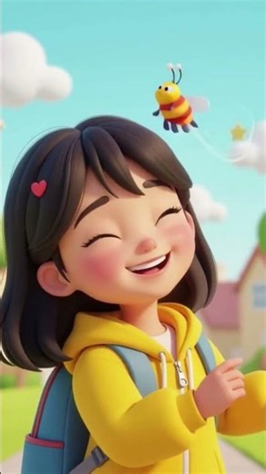 Girl and Her Buzzing Best Friend! 🐝💖