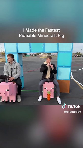 Real Life Minecraft Pig Race: The Ultimate Challenge