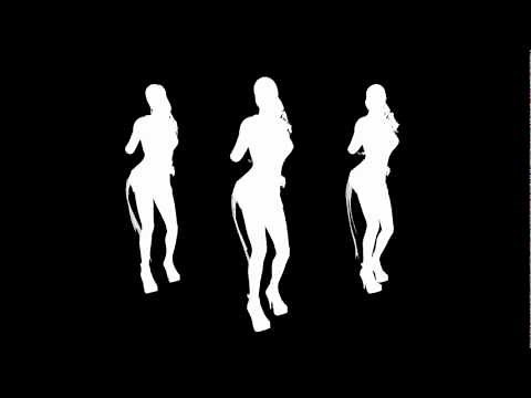 VJ loop clip HD visuals 002 animated dancer