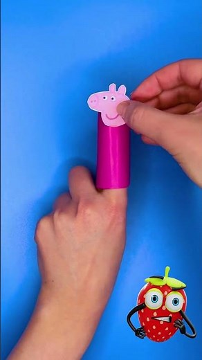DIY Finger puppets: easy & fun to make! 🎭✂️🖐️ #crafting #kidscrafts