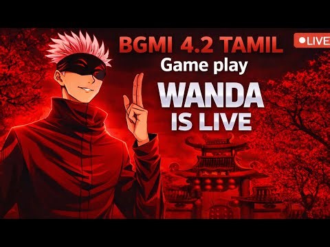 Wanda is Live Bgmi Tamil streamer - 4.2 Update playing with Friends