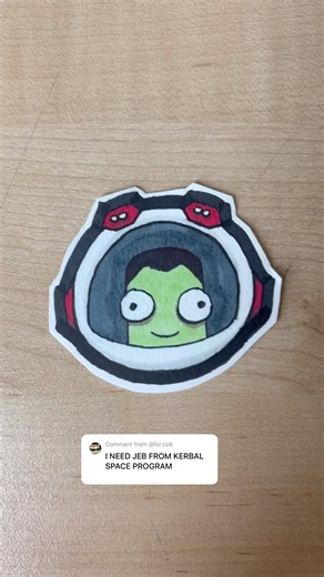 Day 61 of adding minis #art #drawing #jeb #ksp #kerbalspaceprogram