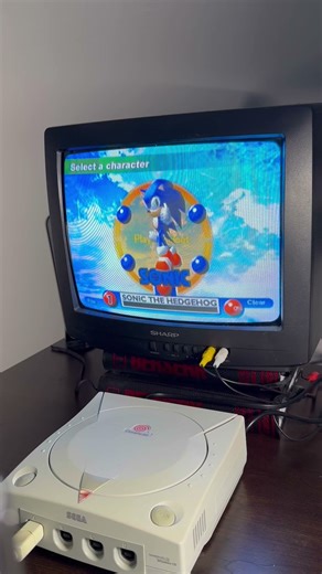 SONIC NOSTALGIA #console1 #videogameconsole #sega #sonic #dreamcast #retrogaming #dreamcast