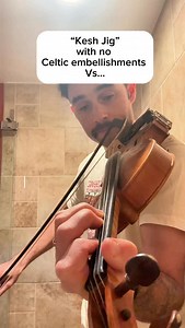 In all of The Tune Room lessons, I give you a complete road map to embellishments, bowing, practice tracks, and more! It can really take your playing to the next level 😊 And yeas, I’m in a hotel room shower here, the nicest sounding room on the road 😂 #learnfiddle #fiddlelessons #beginnerfiddle #celtic #keshjig | The Tune Room - Celtic Fiddle Learning Online