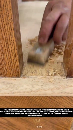 Old Wood Restored Like New With One Pass