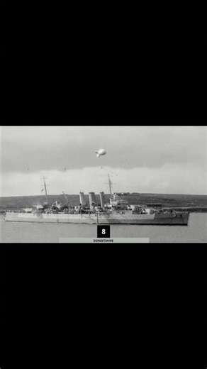 TOP 10 Largest Cruisers of World War II 1939-1945: County Class #worldwarii #history